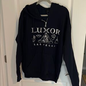 Luxor Las Vegas Navy Full Zipper Hoodie Unisex
